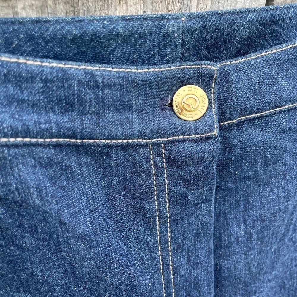 St John Collection Dark Wash Bootcut Jeans Size 6 - Picture 12 of 15